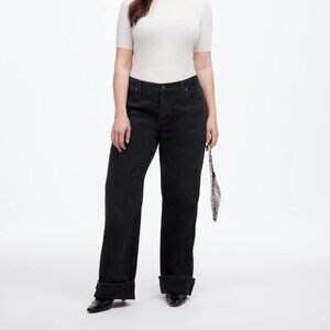 Low-slung baggy jeans in garza wash